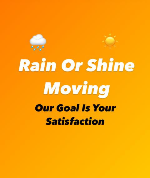 Rain or Shine Moving profile image
