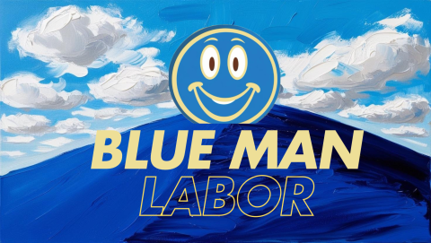 Blue man labor profile image