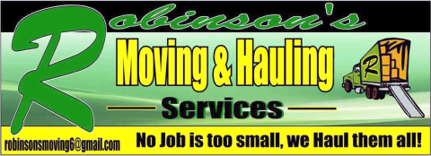 Robinson's Moving & Hauling Services profile image